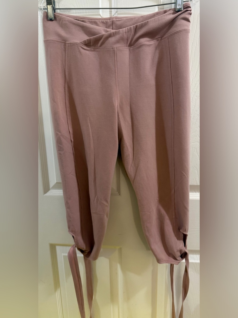 FP Movement by Free People Mauve Tie-Hem Leggings